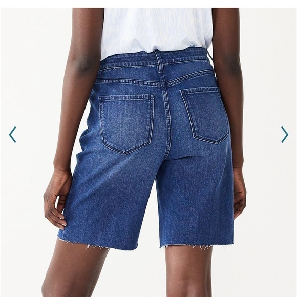 Nine West high rise denim Bermuda shorts! - Picture 6 of 6